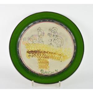 Gilbert Portanier, Green Marli Dish From 1976