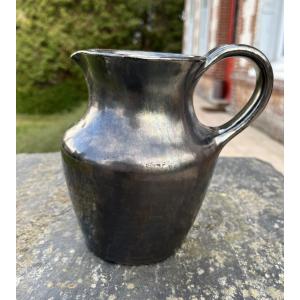 Robert Picault, Very Beautiful Early Black Pitcher.