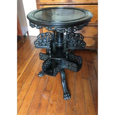 Chinese Pedestal Table 1930s