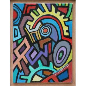 Composition By Joseph Amedokpo (1946- )