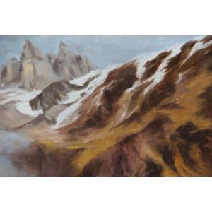 The Mountain On The Motif Around 1890