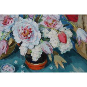 Flowers By An Artist From The School Of Nancy