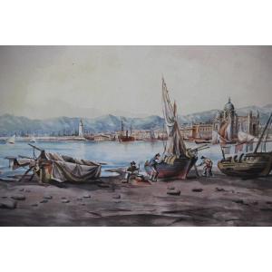 Marseille By Emile Henry (1842-1920)