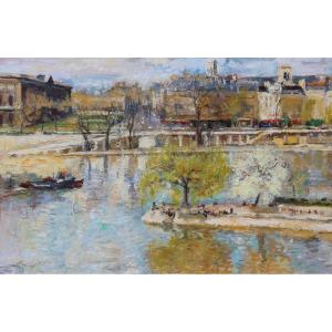 Paris Impressionist By Arthur Fillon (1900-1974)