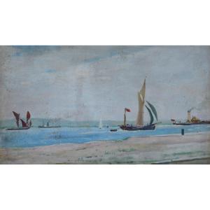 Navigation In Normandy Around 1920