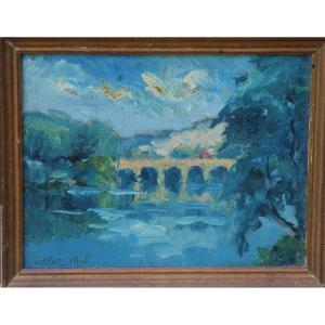 The Bridge By Alfred Veillet (1882-1958)
