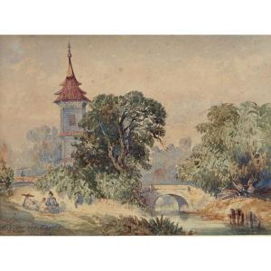 China Canton By Emile Roux (1822-1915)