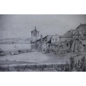 Portugal View Of Lisbon 1848