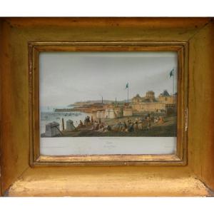 Le Havre Seen From The Bains By Isidore-laurent Deroy