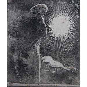 The Bather By Victor Prouve (1858-1943)