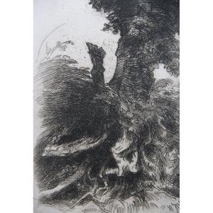 The Tree By Victor Prouve (1858-1943)
