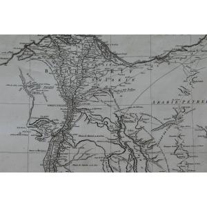 Egypt And Saudi Arabia In 1765 By Jean-baptiste d'Anville