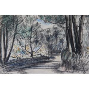 Brittany By Jean Frelaut (1879-1954)