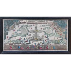 Flowerbeds And Fountains In The 18th Century