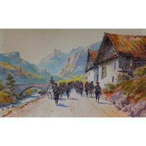 The Alpine Hunters By Louis Rambaud