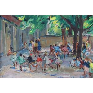 Recreation By Adrienne Jouclard (1882-1972)