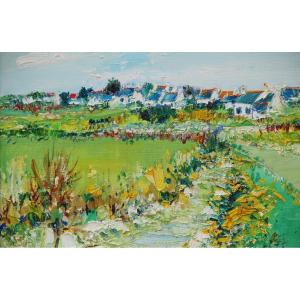 Houses In Brittany By Yolande Ardissone (1927-2024)