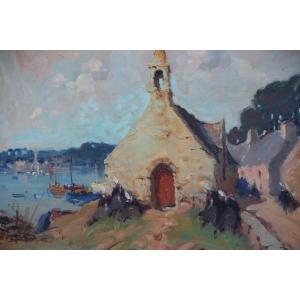 Odet Ste-marine By Pierre Plouhinec (1907-1984)