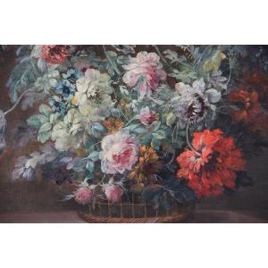 Flowers French School Late 18th/early 19th Century