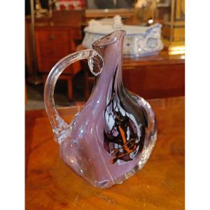 Pitcher - Multilayer Glass - Jean- Paul Raymond - XX E S.