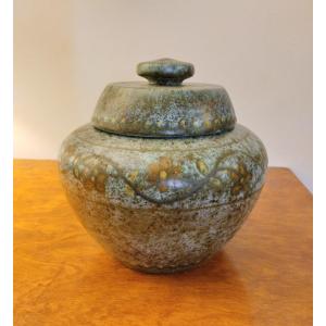 Covered Pot - Ceramics - La Grange Aux Potiers - V. 1950 
