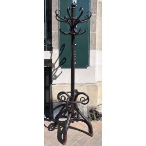 Coat Rack - Blackened Bentwood - Attributed To Thonet - Model M.30 - Circa 1900