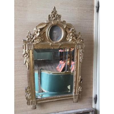 Mirror- Louis XVI- Portrait Oval- XVIII Es.