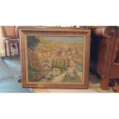 Oil On Cardboard- Pierre Billard (1900-1971) - Around 1940.