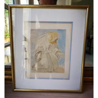 Antoine Bourdelle (after) - Prayer Of Christ- Signed Lithograph.