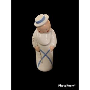 Dispenser-porcelain From Limoges-robj-maurice Chevalier-xxème