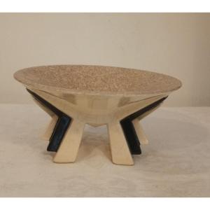 Mounted Cup- Charles Harva France- Art Deco- V. 1930