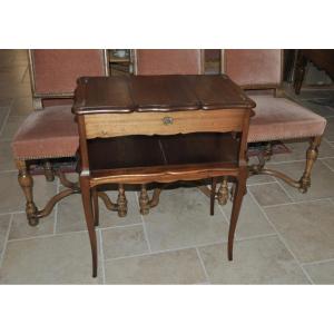 Small Antique Mahogany Dressing Table Art Nouveau Period Occasional Table
