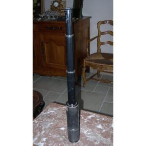Old Telescopic Marine Telescope E. Vion 57 Cm Magnification X 40 19th Century