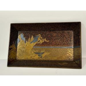 Obon Japanese Lacquered Tray - Japan