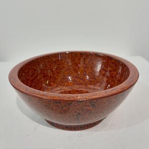 Japanese Lacquered Wood Bowl Aizu - Japan