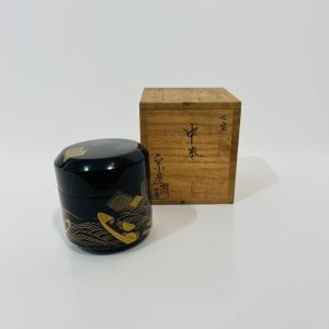 Natsume Japanese Lacquered Tea Box Genji-ko - Japan