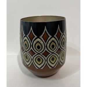 Mizusashi Japanese Water Container By Kazuo Kashima - Japan