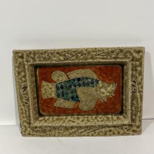 Japanese Ceramic Fish Dish - Japan 