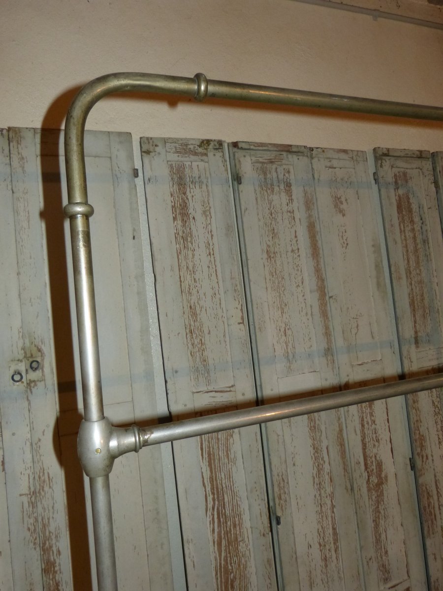 Proantic Old Clothes Rack, Cloakroom, Coat Rack In Cast Iron And Silv