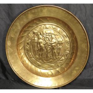 Offering Dish 17th Adam And Eve Germany Nuremberg 43 Cm