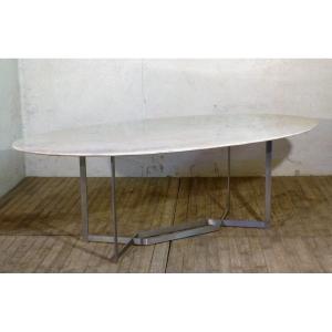 Paul Legeard Dining Table Dialogue Model Marble Top