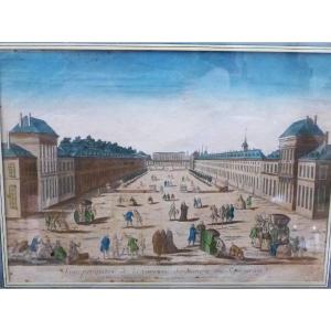 Optical View Nancy Place Carrière Perspective View To The North