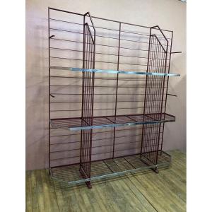 Art Deco Baker's Shelf Bread Toaster Library Shelving 