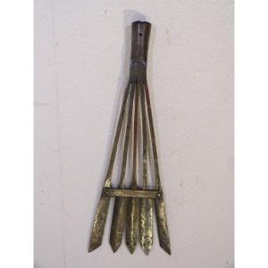 Foëne Eel Fishing Wrought Iron 19th