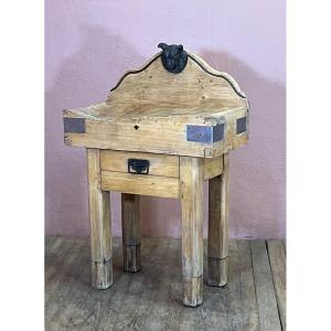 Small Butcher's Block Width 80 Cm