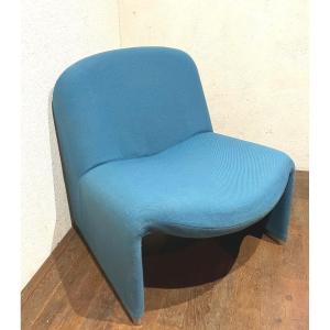 Blue Alky Armchair By Giancarlo Piretti For Anonima Castelli, 1970s