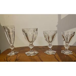 Harcourt Baccarat 48 Piece Crystal Glasses And Flutes Set