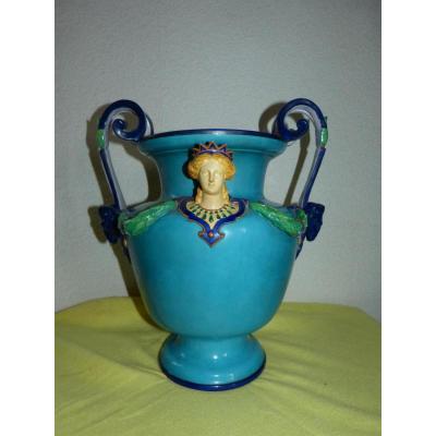 Bordeaux Slip Old Man Cache Pot Garden Of "winter