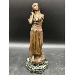 Raoul Larche  Jeanne D’arc Bronze Siot 
