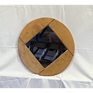 Maison Regain Elm Mirror Diameter 60 Cm